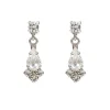 Royal Collection Shop Crystal Decagon Earrings* Earrings