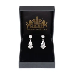 Royal Collection Shop Crystal Decagon Earrings* Earrings