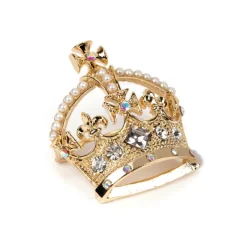 Royal Collection Shop Gold Crown Brooch* Brooches