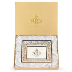 Royal Collection Shop The King'S 75Th Birthday Limited Edition Navy Tray* His Majesty The King'S 75Th Birthday