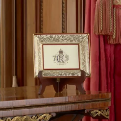 Royal Collection Shop The King'S 75Th Birthday Limited Edition Red Tray* His Majesty The King'S 75Th Birthday