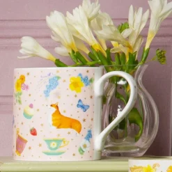 Royal Collection Shop The Summertime Pink Coffee Mug* Breakfast Table