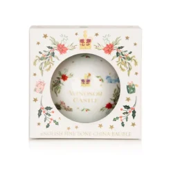 Royal Collection Shop Windsor Castle Fine Bone China Bauble* Decorations
