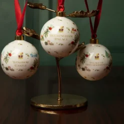 Royal Collection Shop Windsor Castle Fine Bone China Bauble* Decorations