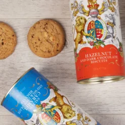Royal Collection Shop Windsor Castle Hazelnut And Chocolate Chip Biscuit Tube* Biscuits